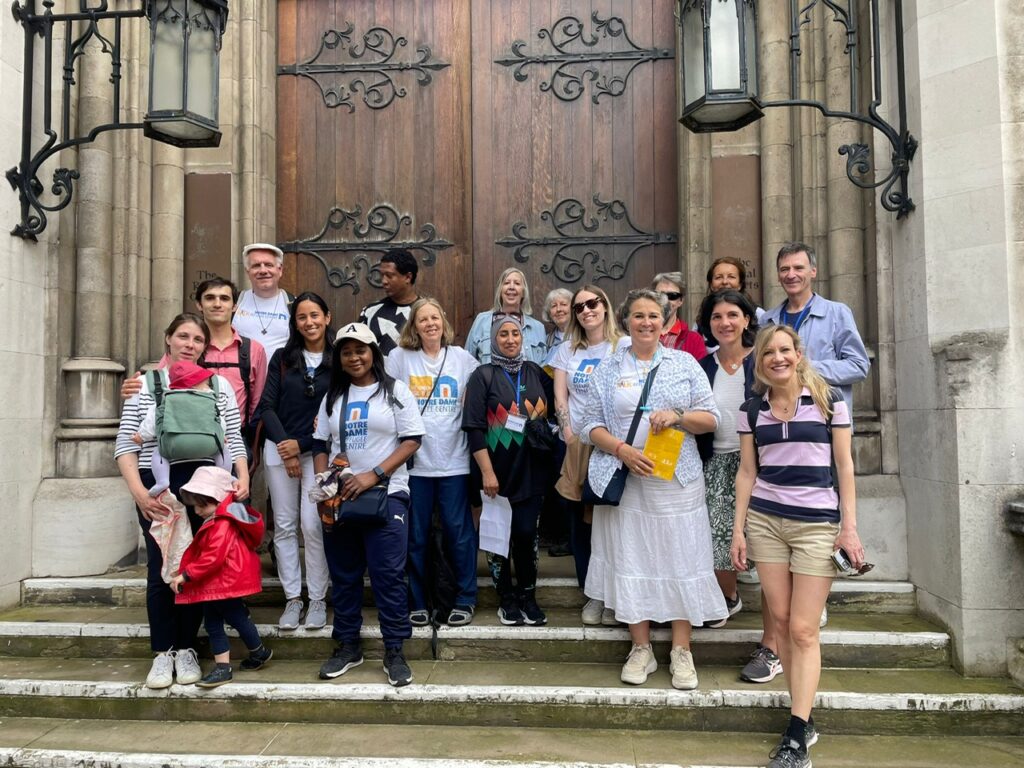 Group of people posing for London Legal Walk 2024